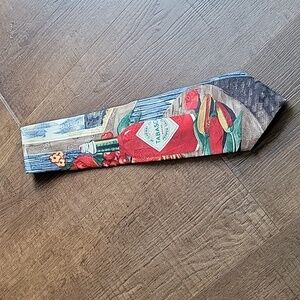 100% Silk Tabasco Neck Tie